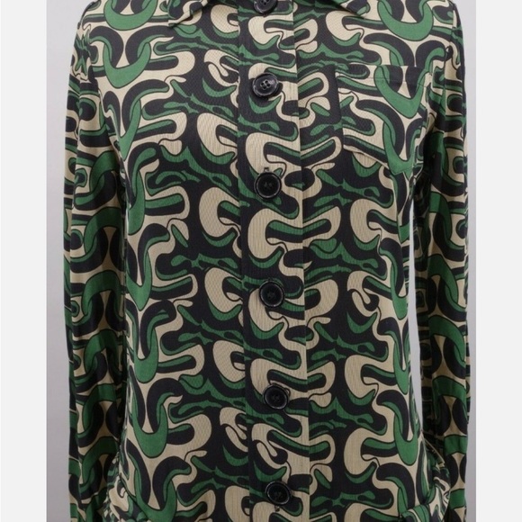 Diane von Furstenberg Silk Long Sleeve Dress, 2 - Picture 10 of 15